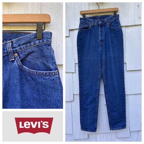 Levi's Vintage 80s 505 Straight Leg Mom Jeans Made in The USA Size‎ 12 - Picture 1 of 10